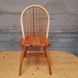 4 windsor chairs in vintage pine 1970 1980