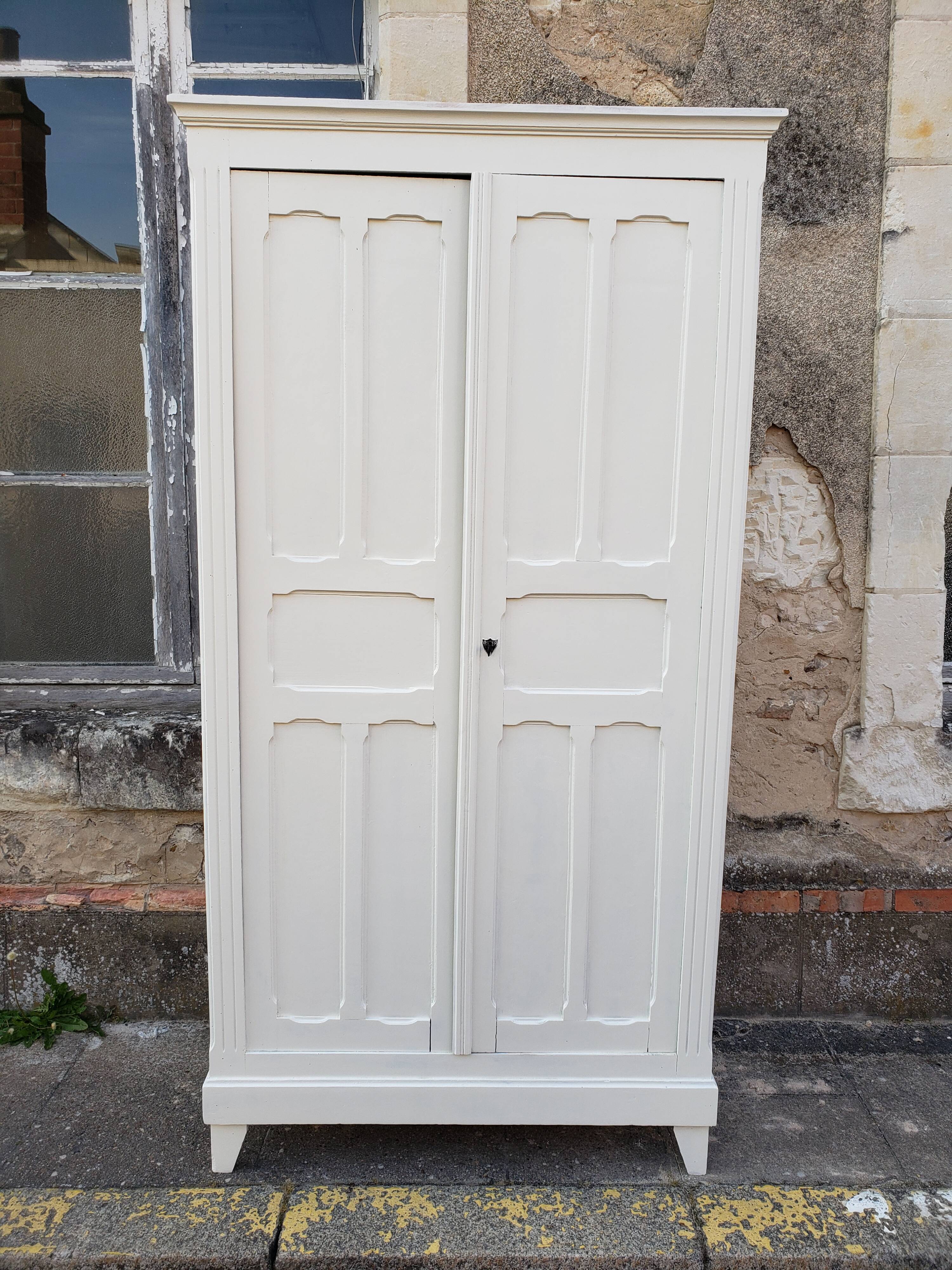 Authentic Parisian off-white wardrobe