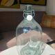 Transparent glass bottle