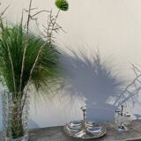 Guy Degrenne silver-plated metal compartmented serving platter