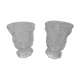 Deux vases en cristal