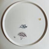 Ancien plat à tarte en porcelaine de digoin sarreguemines