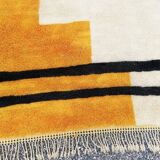Tapis beni mrirt fait main grande taille 200 x 300 cm