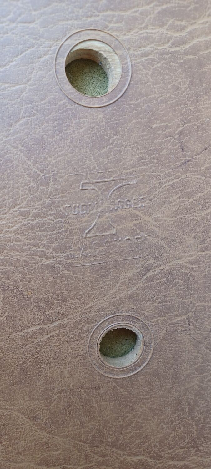 Set of 4 vintage petal chairs