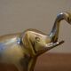Gilded brass elephant