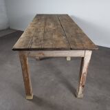 Old patinated farm table