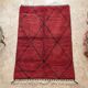 Handmade Moroccan rug, pure wool, 3x2 m.