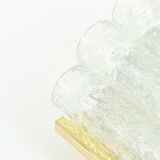 Pair of Mid-Century Modern Murano Ice Glass Wall Lights from Doria, 1960s