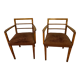 Pair of vintage armchairs