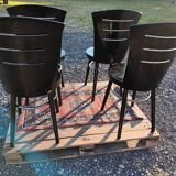 Lot of 4 vintage Baumann chairs