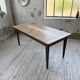 Table de ferme noyer pieds fuseaux 1950