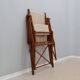 Mid century F.lli Castelli folding deck chair 1940s