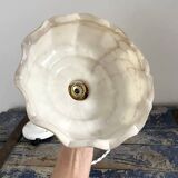 Marbled opaline pendant light