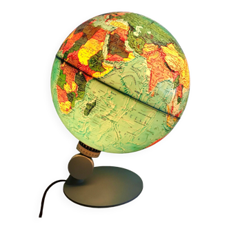 globe terrestre lumineux design scandinave Made in Denmark 1976
