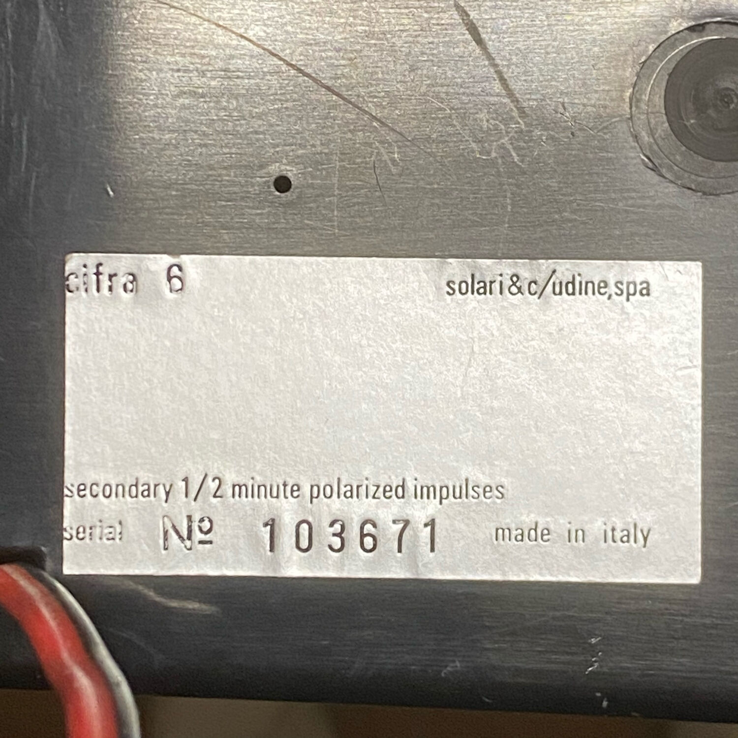 Clock flip solari cifra6 vintage 80s