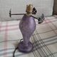 Vintage glass paste lamp