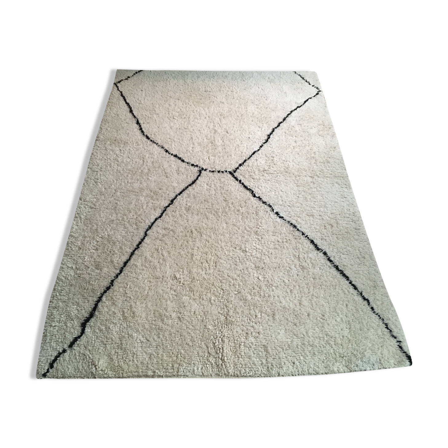 Beni ouarian done hand carpet 166x260cm