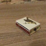 Case with porcelain matchbox