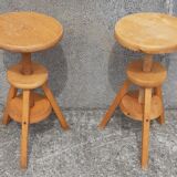 Pair of screw stools