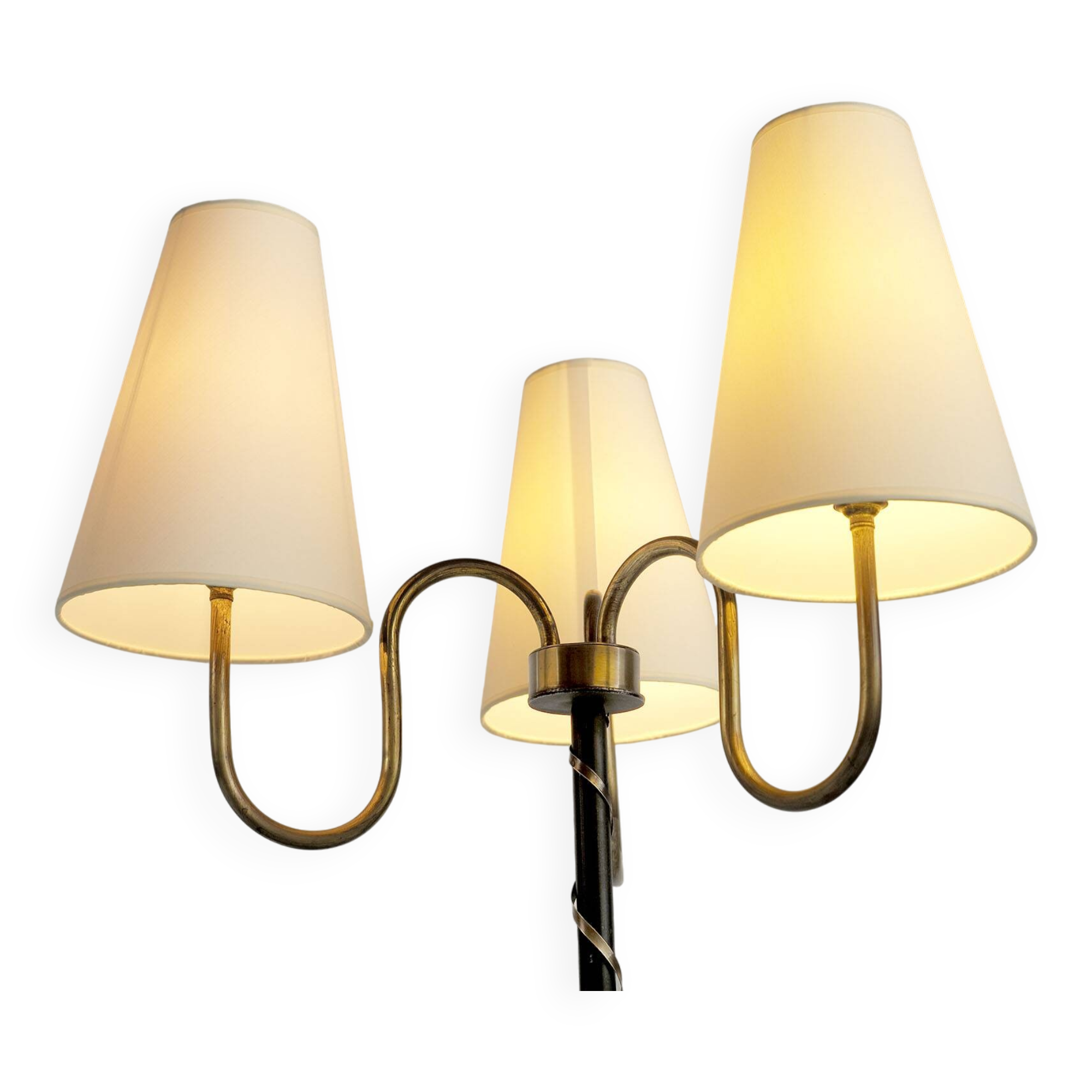 Three-light floor lamp, France 1950