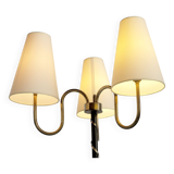 Three-light floor lamp, France 1950