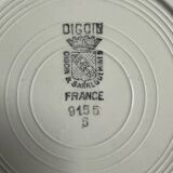 Digoin & Sarreguemines France Plate