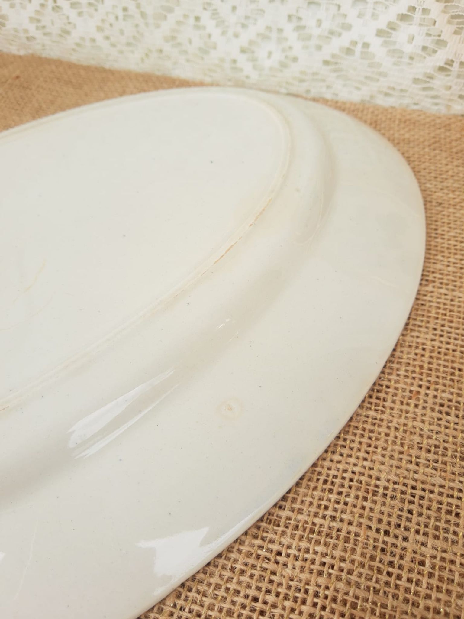 Serving dish Faiencerie new Givors France Jane