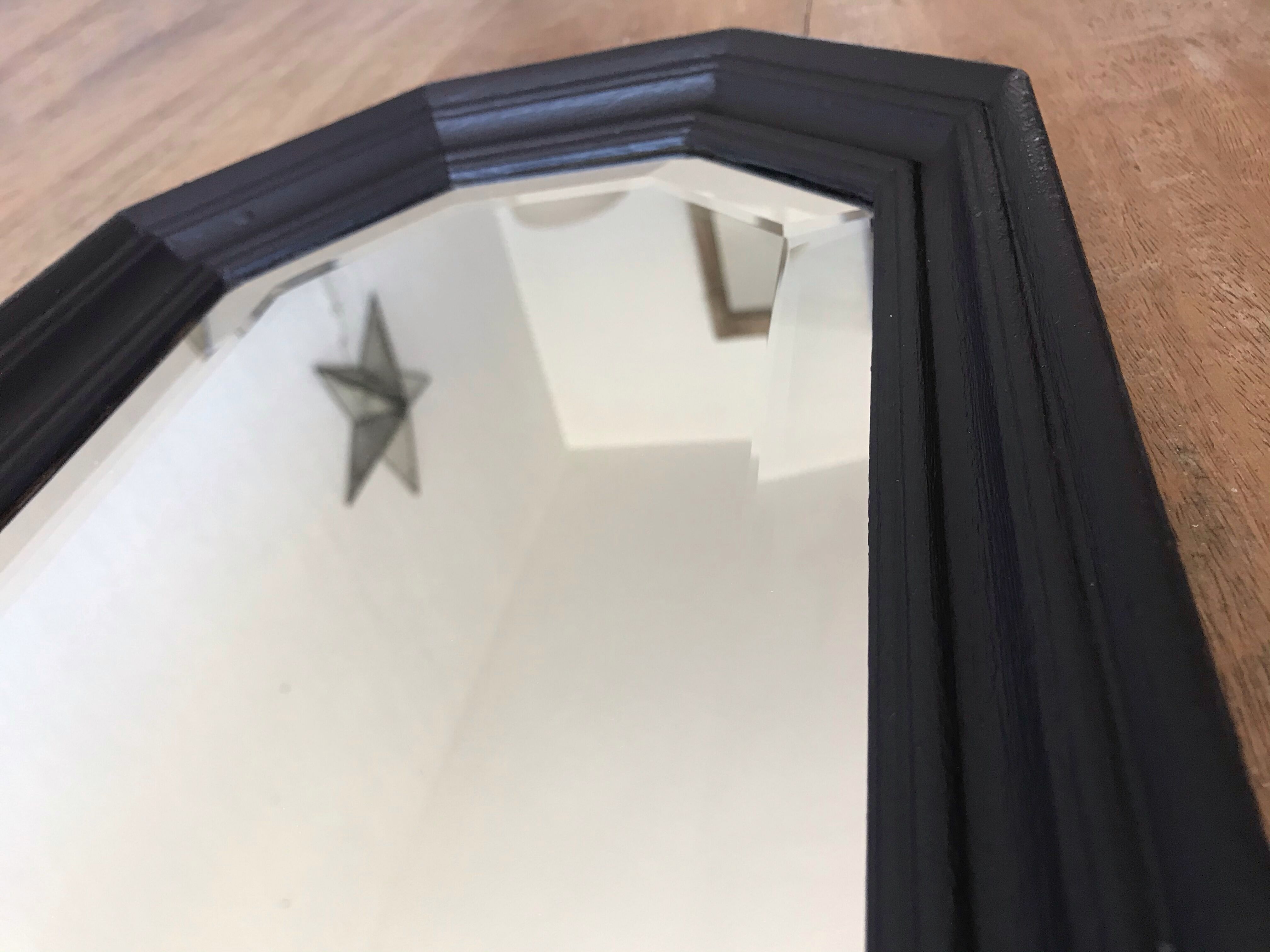 Bevelled psychedelic mirror - 92x30cm