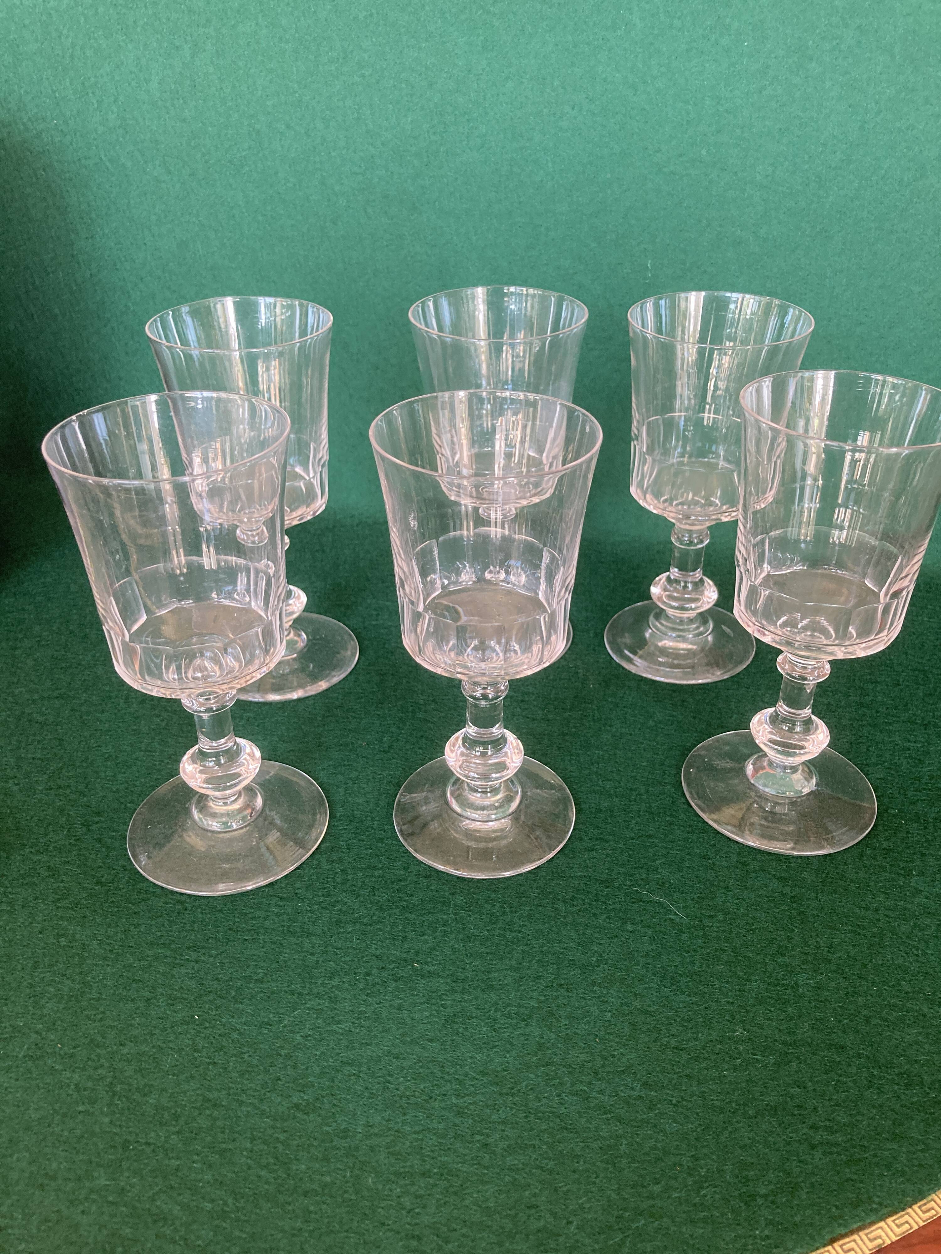 6 glasses of old wine