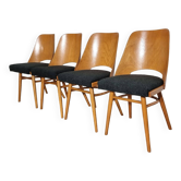 Chaises de Salle à Manger par Radomir Hoffman pour Ton, 1950s, Set de 4