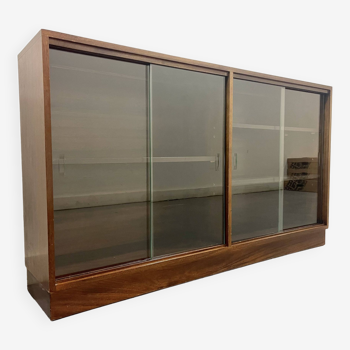 Vintage Glass Display Cabinet Sideboard