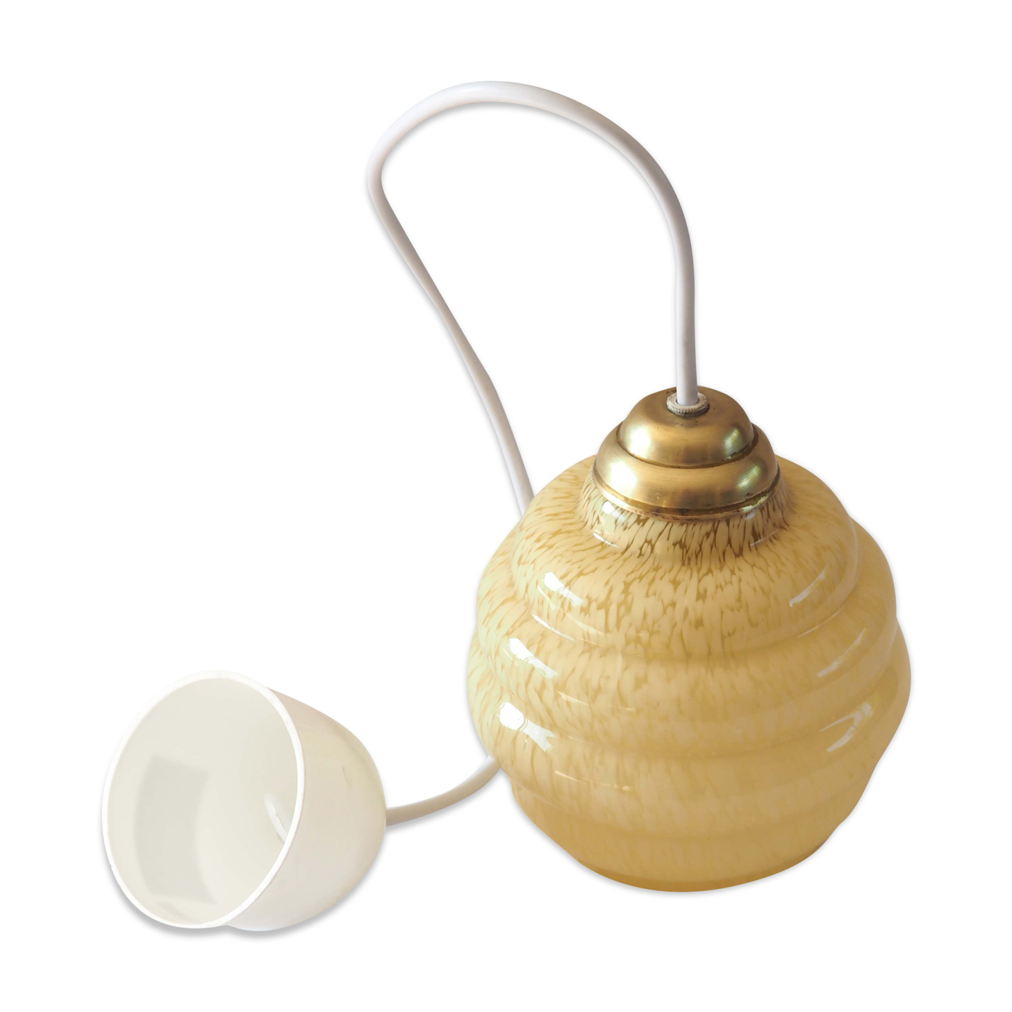 Suspension glass of Clichy yellow