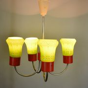1970s postmodern pendant lamp zzm domgos zabrze, poland