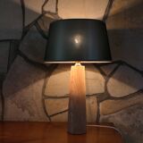 Old wooden table lamp