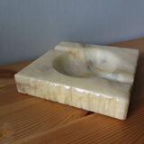 Marble or alabaster ashtray