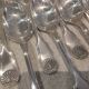 10 silver plated soup spoons, Christofle Vendome, 20.6 cm