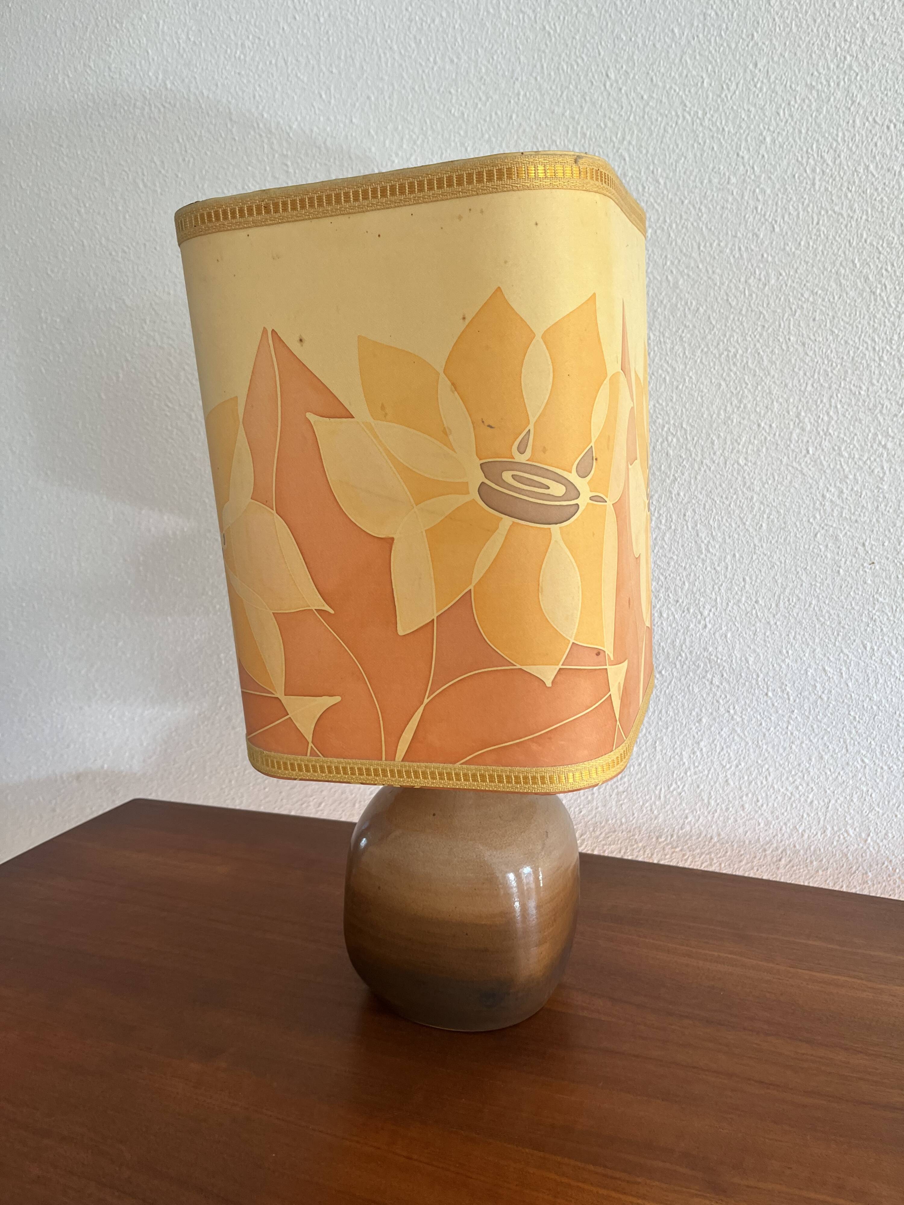 Lampe grès Lemay vintage 1970