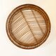 Vintage wicker and rattan tray