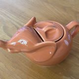 Vintage Lipton Elephant Teapot terracotta