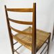 Set of 4 vintage Italian chairs in Superleggera style