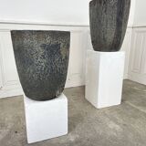 Two foundry crucibles 1950