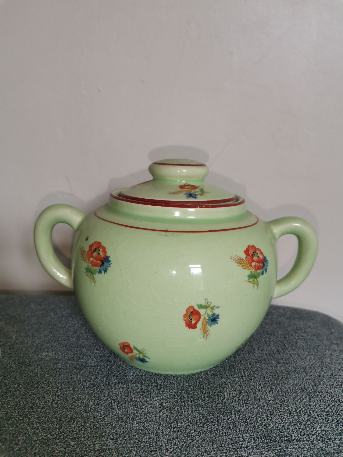Teapot, sugar bowl, milk jug Vert Salins