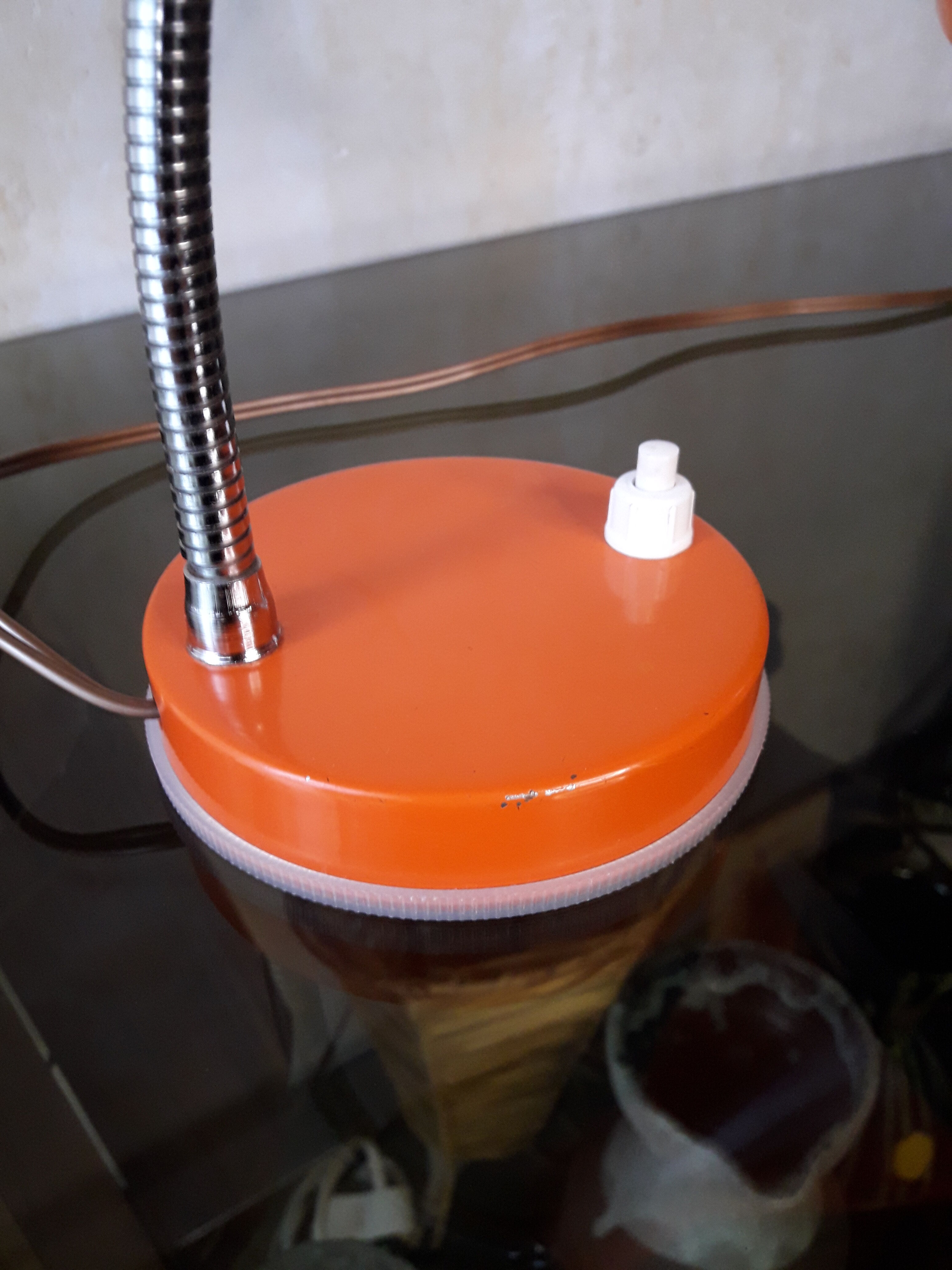 Orange lamp, 1980