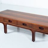 Mid-Century Gianfranco Frattini, wooden Coffee Table for Bernini, Italy
