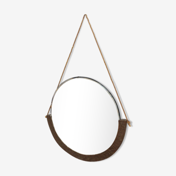 Miroir rond art déco 41cm