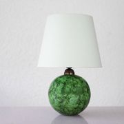 Scandinavian Art Deco table lamp in ceramic by Erik Mornils for Nittsjö, 1930s