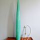 Turquoise Murano glass XXL suspension, Alessandro Pianon, 1960