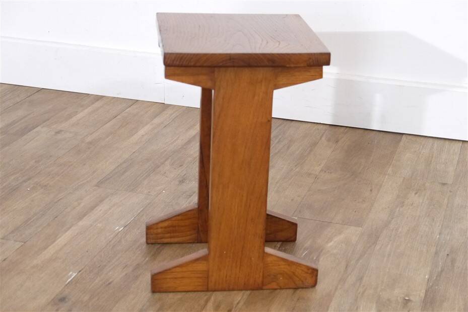 Vintage wooden side table 1960