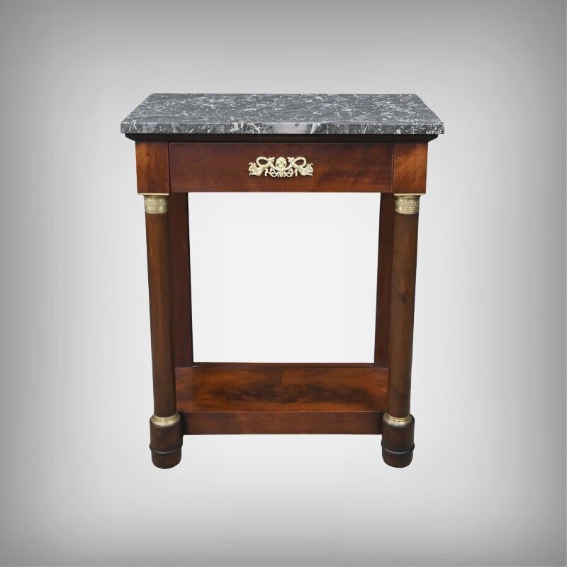 Petite console en acajou, style Empire – XIXe