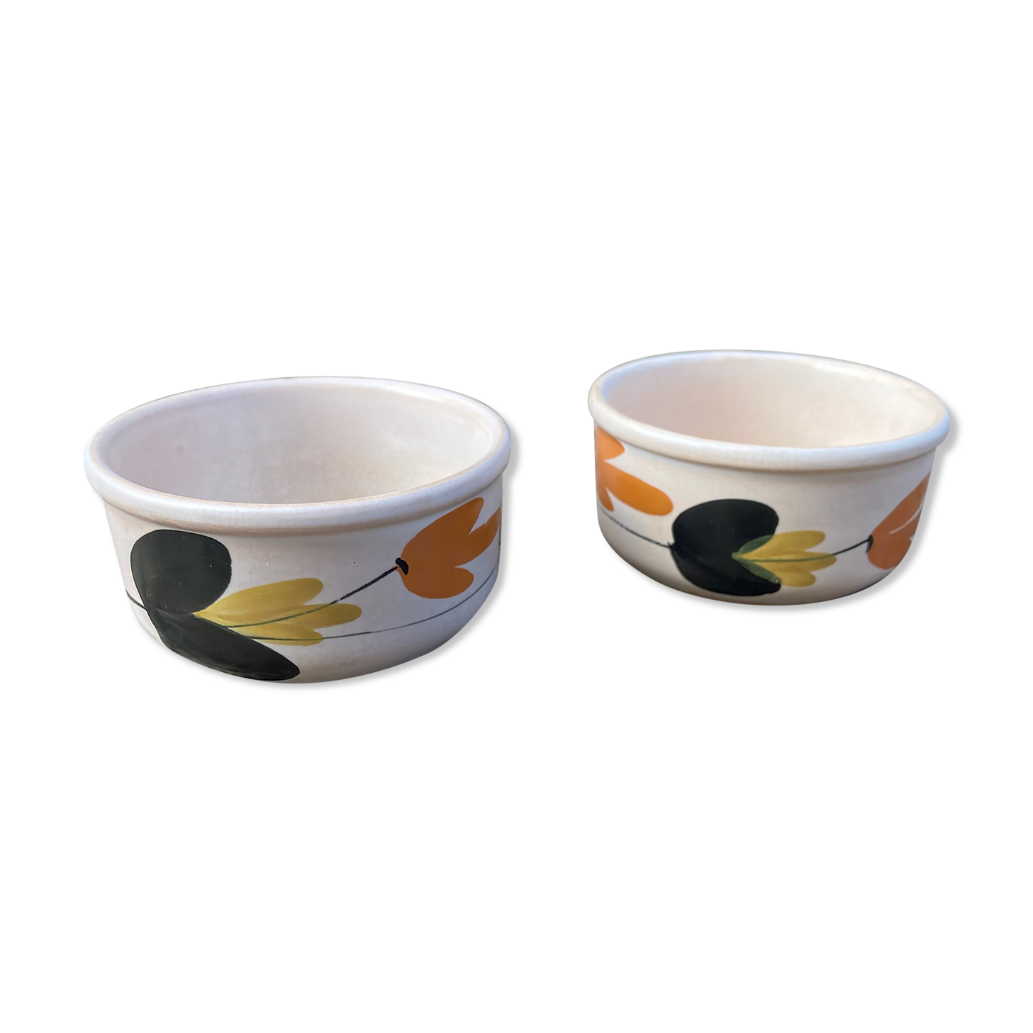 Set of 2 sandstone pots-Pottery of the Marais-70s